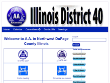 Tablet Screenshot of aa-nia-dist40.org